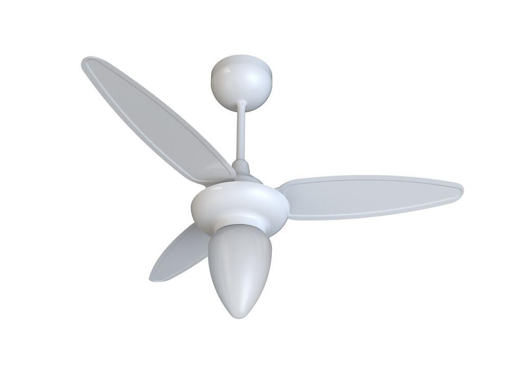 Ventilador de Teto 3 Pás Wind Branco Bivolt Ventisol