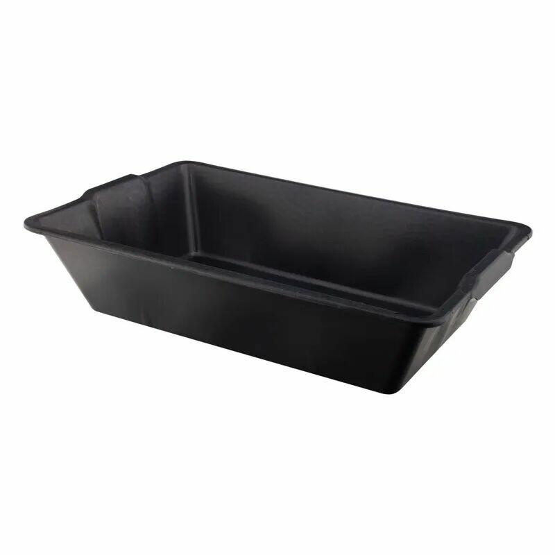 Caixa para Massa 20l Polipropileno Preto Plastico Metasul