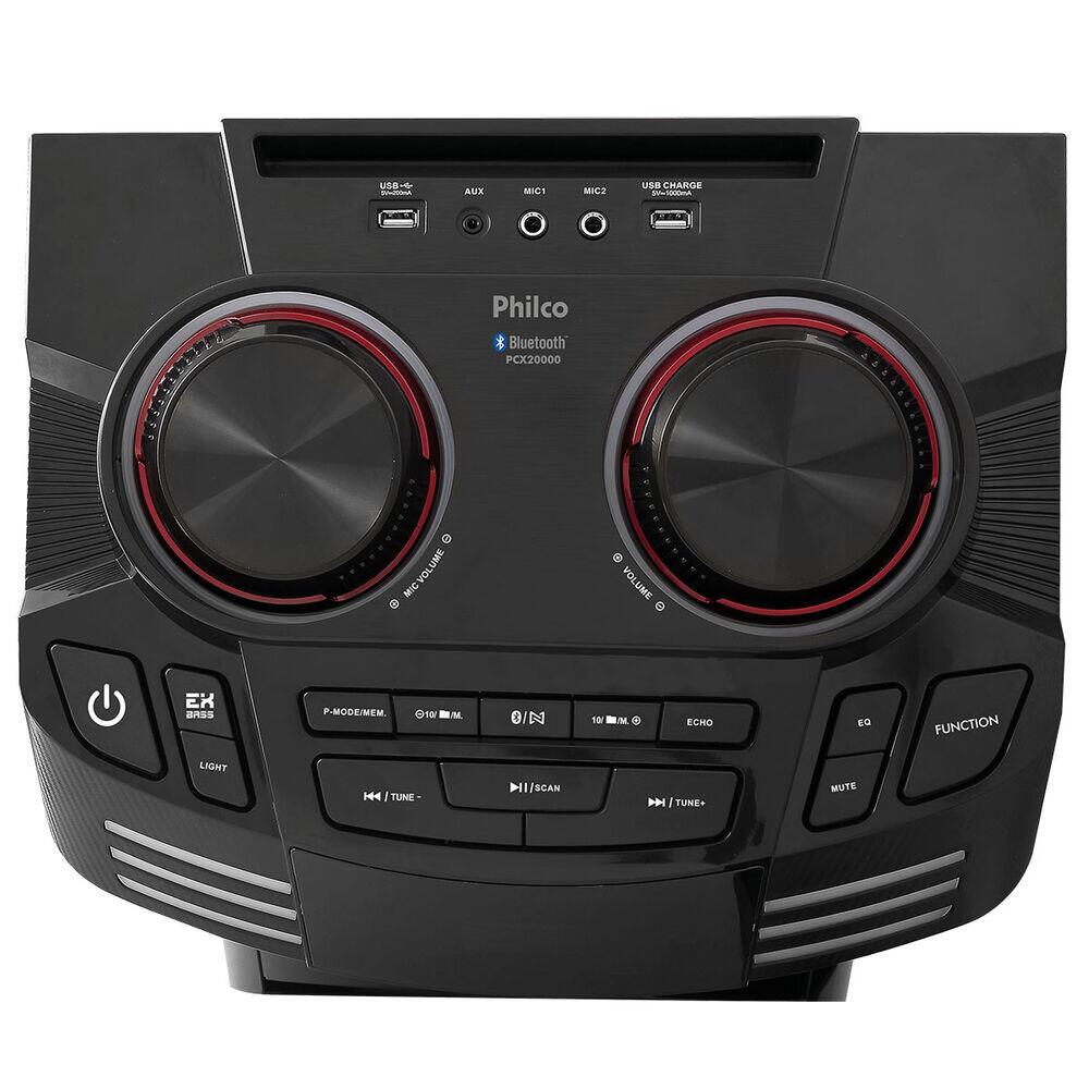 Caixa de Som 1800w Pcx20000 Preto Bivolt Philco