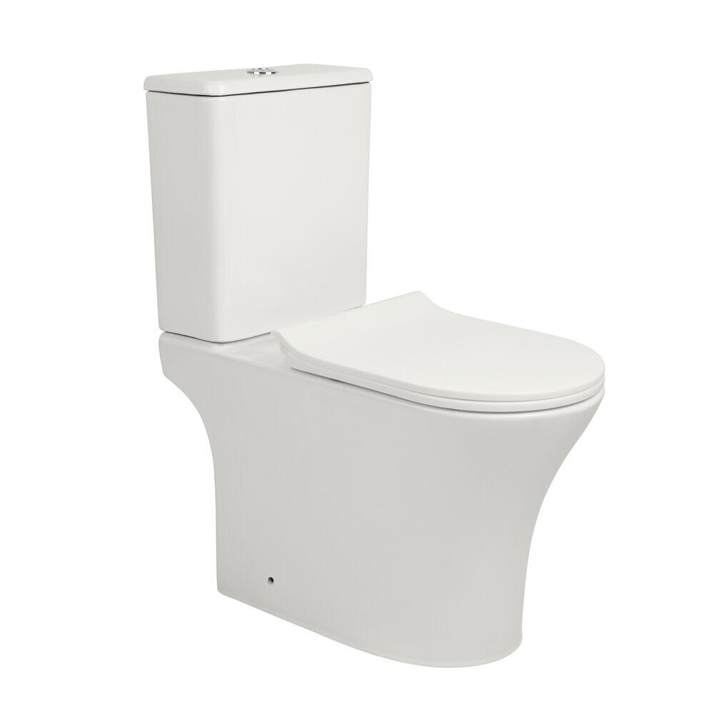 Kit Vaso Sanitário com Caixa Acoplada Acionamento Duplo 3/6L Lisboa Branco Addra