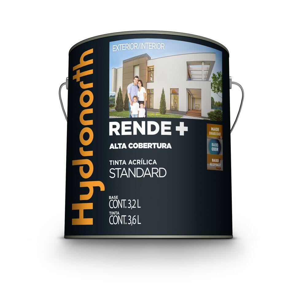 Tinta Acrílica Standard Tintas Branco Neve Fosco 3,6l Hydronorth
