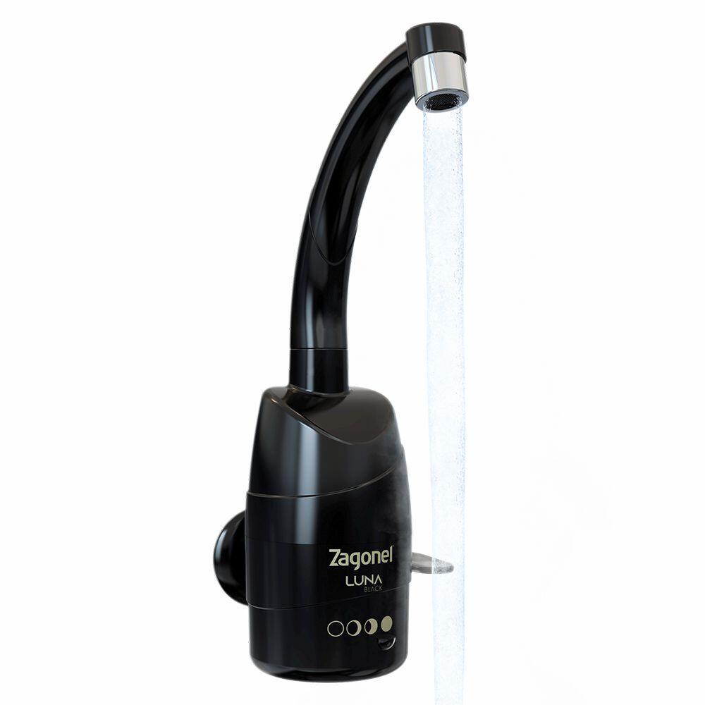Torneira de Parede Luna Black 5500w Preto Zagonel