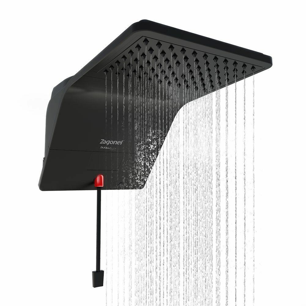 Chuveiro Eletrônico Ducali Black Preto Zagonel