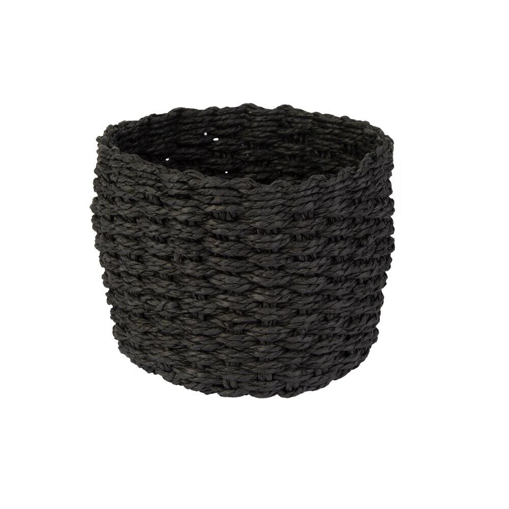 Cesto Organizador Aurora Preto 20cm Diagonal