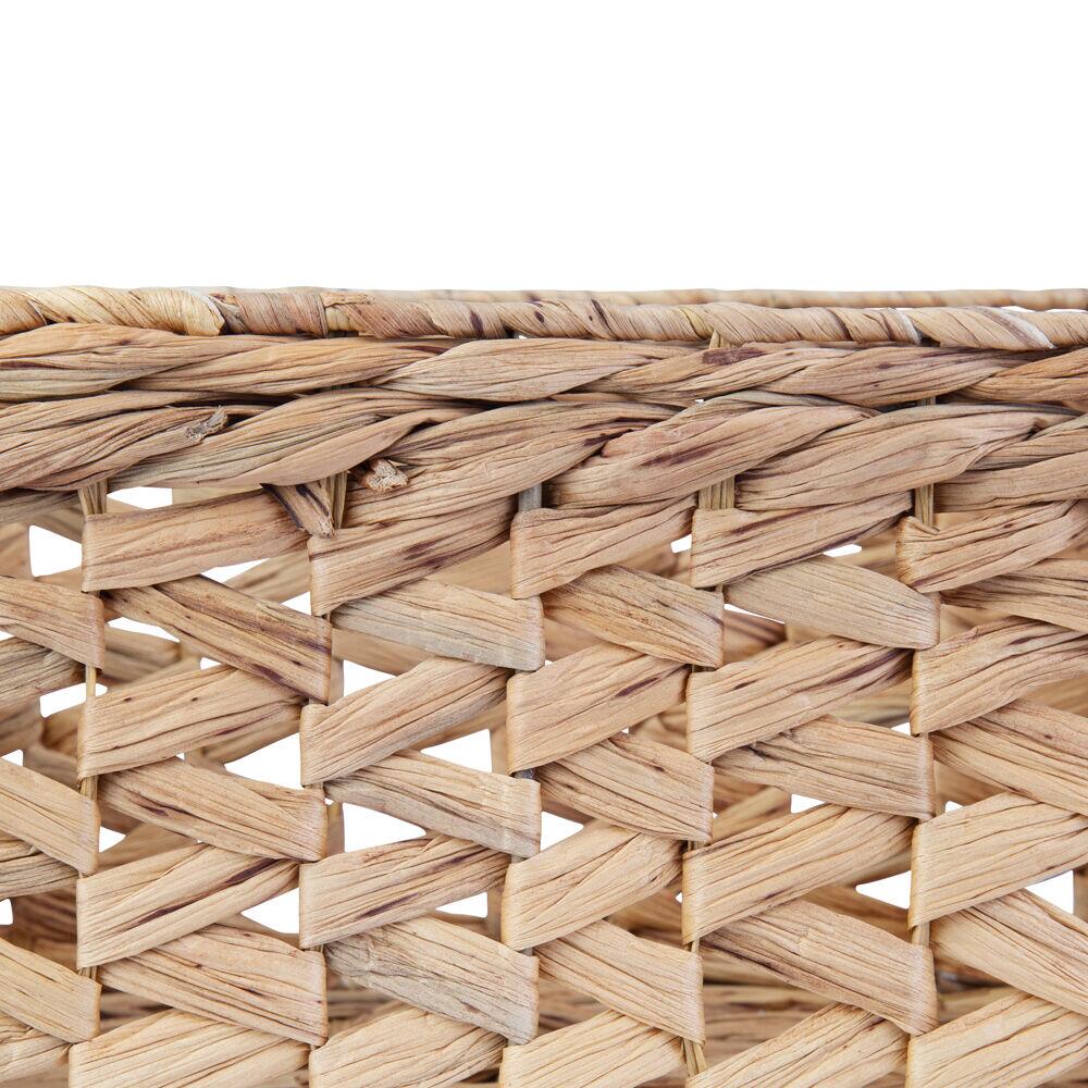 Cesto Organizador Dublin Amadeirado 26x16x12cm Casa&ideia