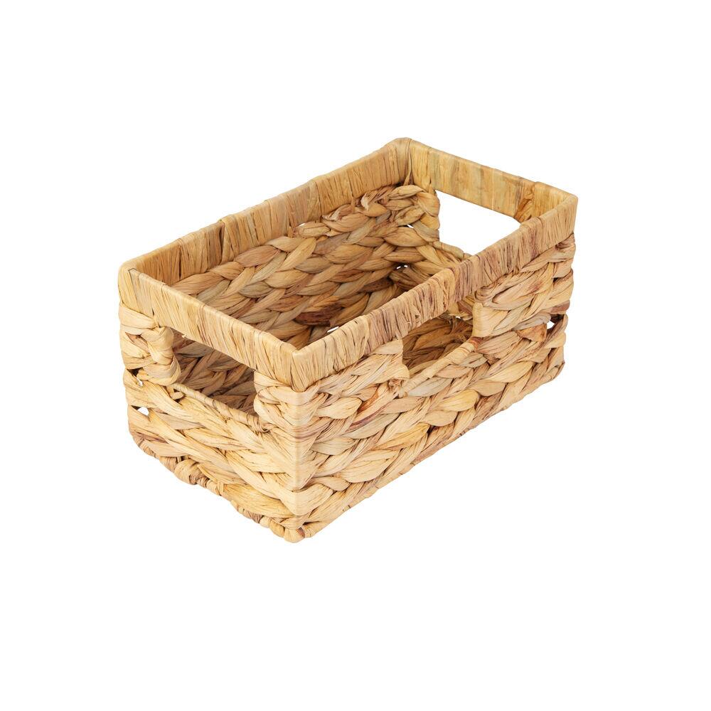 Cesto Organizador Valencia Amadeirado 28x16x14cm Casa&ideia