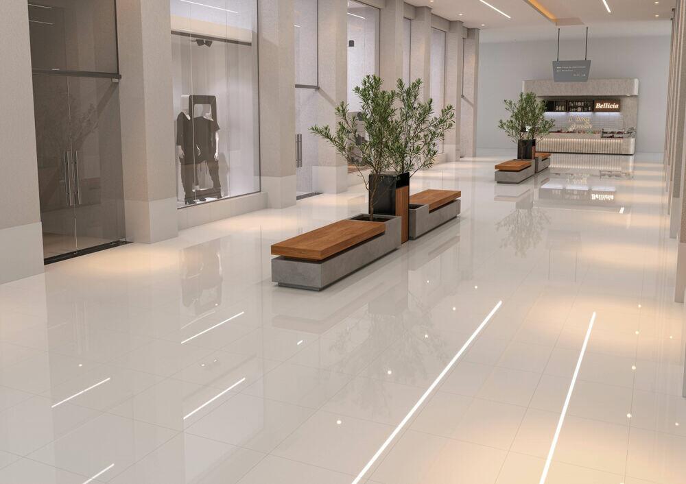 Porcelanato Bianco Master Retificado Polido 60x60 Elizabeth