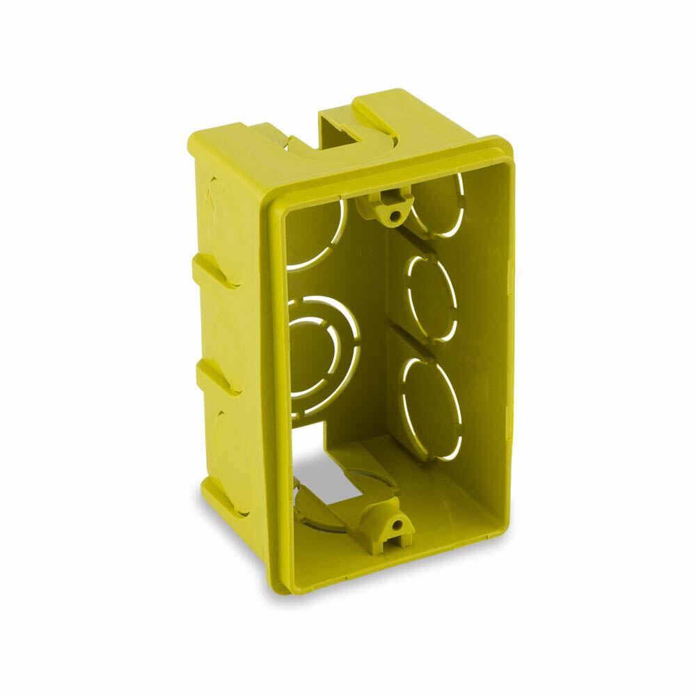 Caixa Luz 4x2 Retangular Amarela Vitralux
