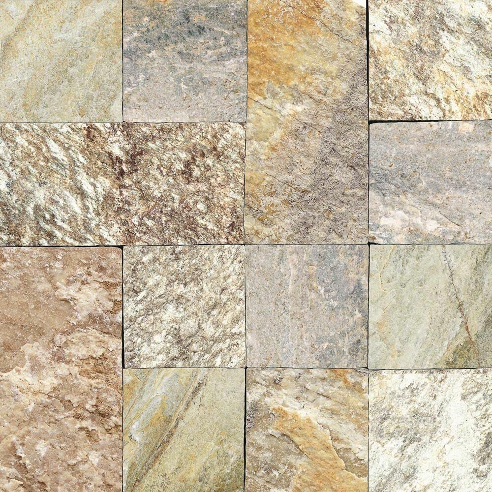 Piso Cerâmico Goiania Pedra Retificado Externo 52,5x52,5cm Incefra