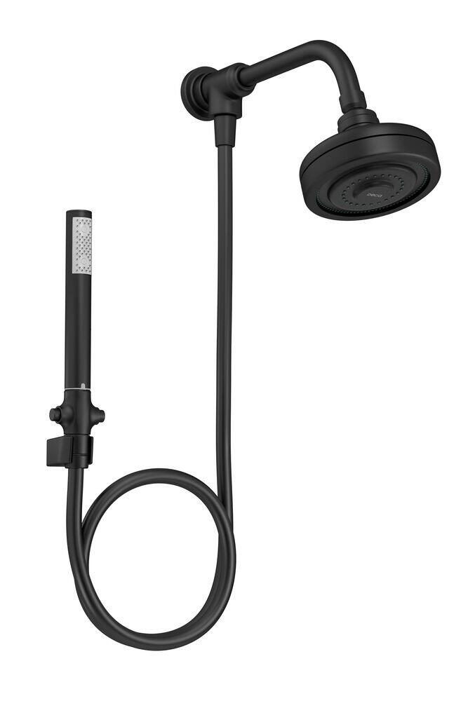 Chuveiro com Desviador Acqua Plus Preto Fosco Deca