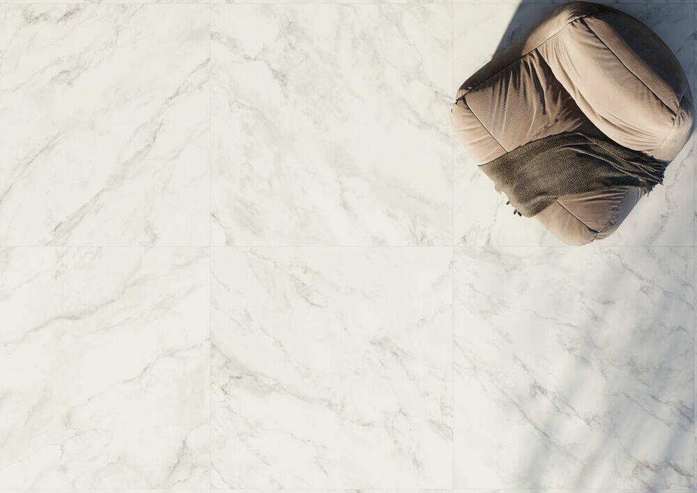 Porcelanato 120x120cm Chiaro D Versilia Natural Branco Retificado Extra Portobello