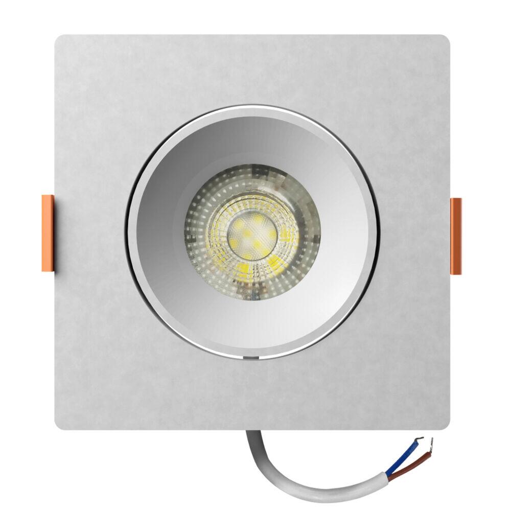 Spot Led Quadrado 5w Easy Led 3000k Bivolt Bronzearte