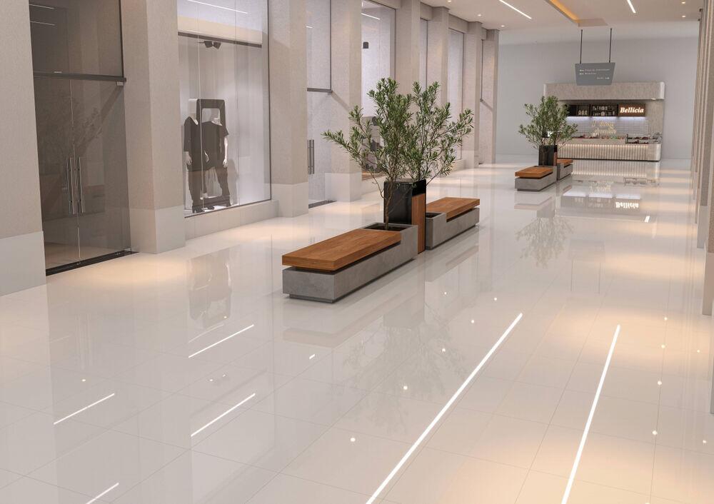Porcelanato Master Retificado Polido Bianco Master 60x60 Classe C Elizabeth