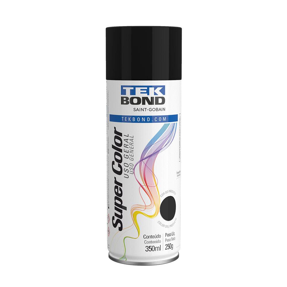 Tinta Spray Fosco Preto 350ml Tekbond