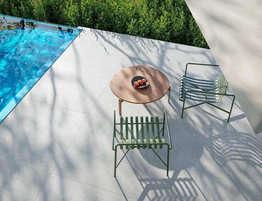 Porcelanato 90cm X 90cm Urbano Cimento Abs Cinza Retificado Extra Incepa