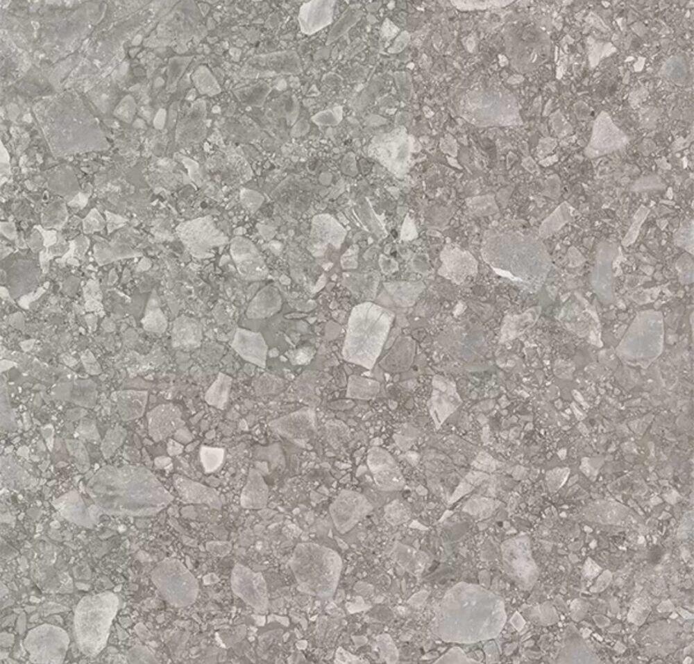 Piso Cerâmico Bergamo Gray Retificado Externo 68x68 Ilhabella