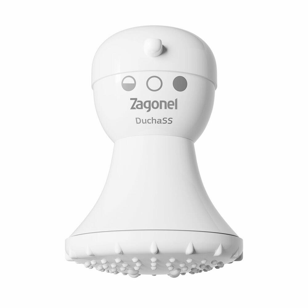 Chuveiro Elétrico Ducha SS 4 Temperaturas Branco Zagonel