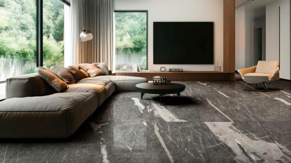 Piso Cerâmico New York Pedra Retificado Polido 86x86cm Incefra