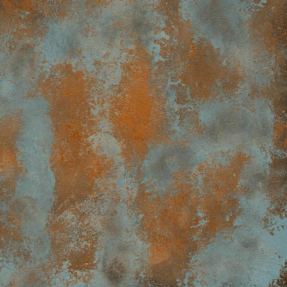Piso Polido 86cm x 86cm Teal Corten Ret Extra Incefra