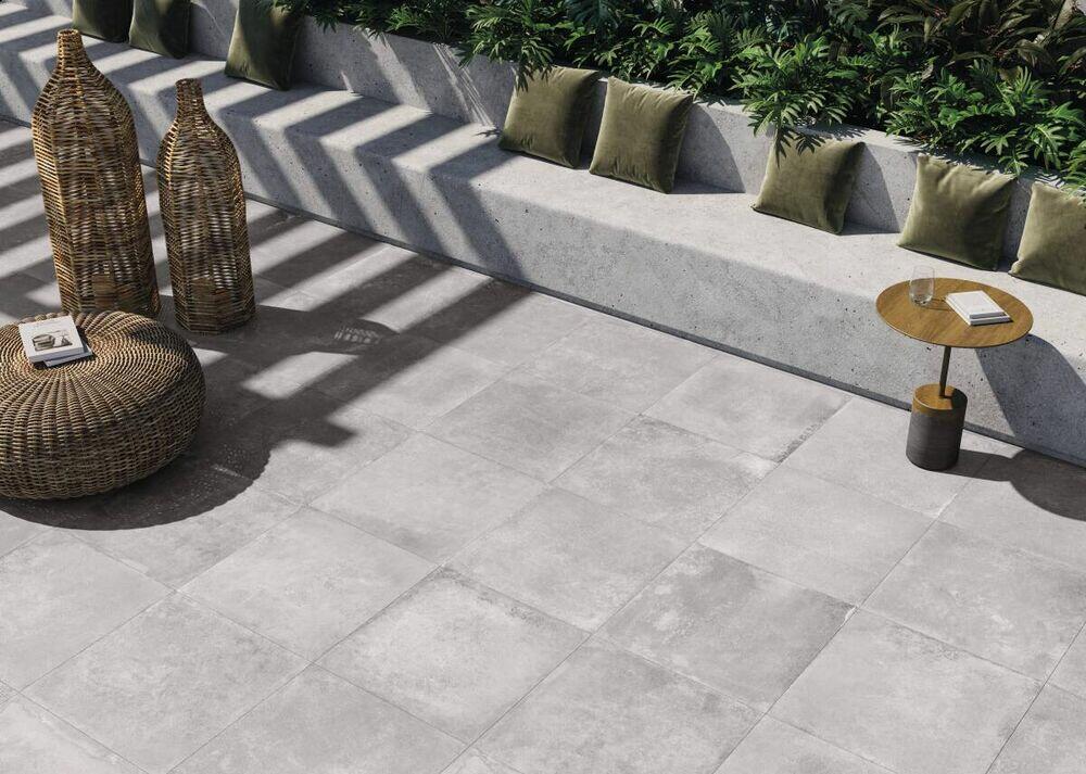 Porcelanato Old Dutch Spring Cinza Retificado Externo 60x60cm Classe C Portobello