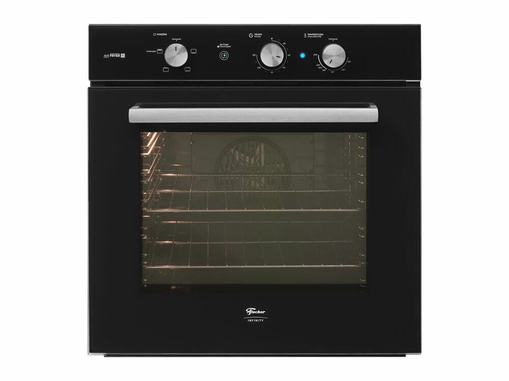 Forno de Embutir Elétrico Preto 78l Fischer