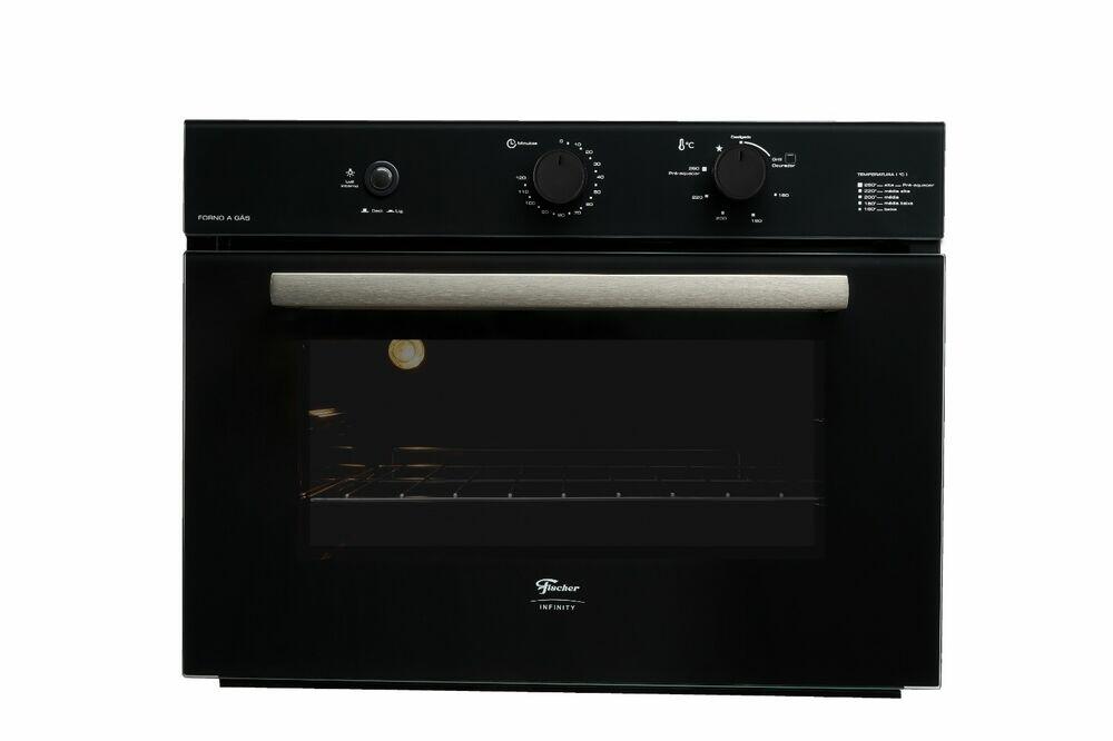 Forno a Gás Infinity Embutir Preto 50l Fischer