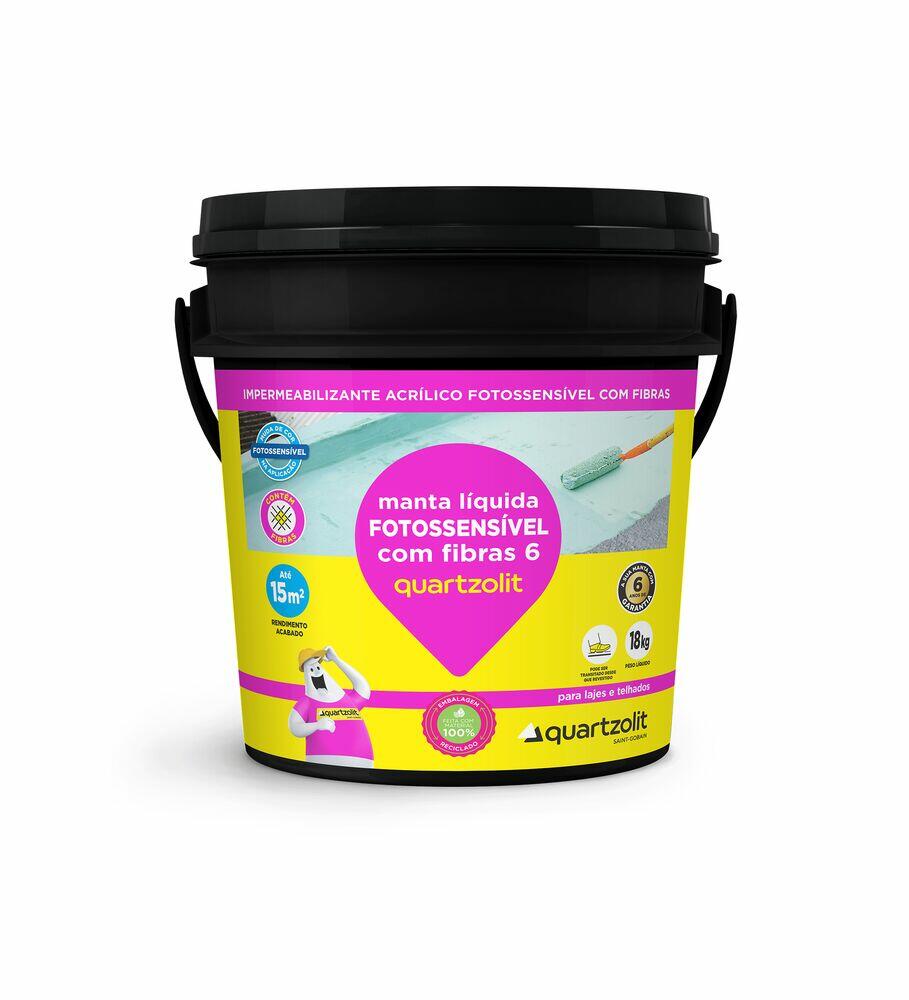 Impermeabilizante Manta Liquida Branco 18kg Quartzolit