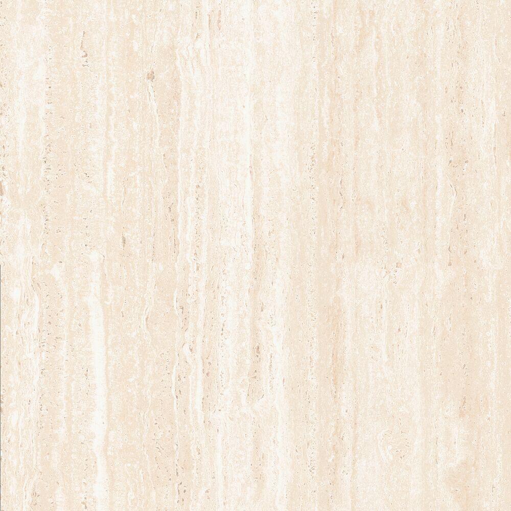 Porcelanato 76cm x 76cm Travertino Romano Bege Acetinado Ret Extra Dora