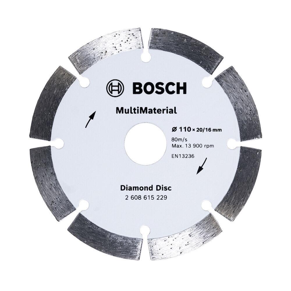 Disco Diamantado Segmentado 110mm Segmentado Cinza Bosch