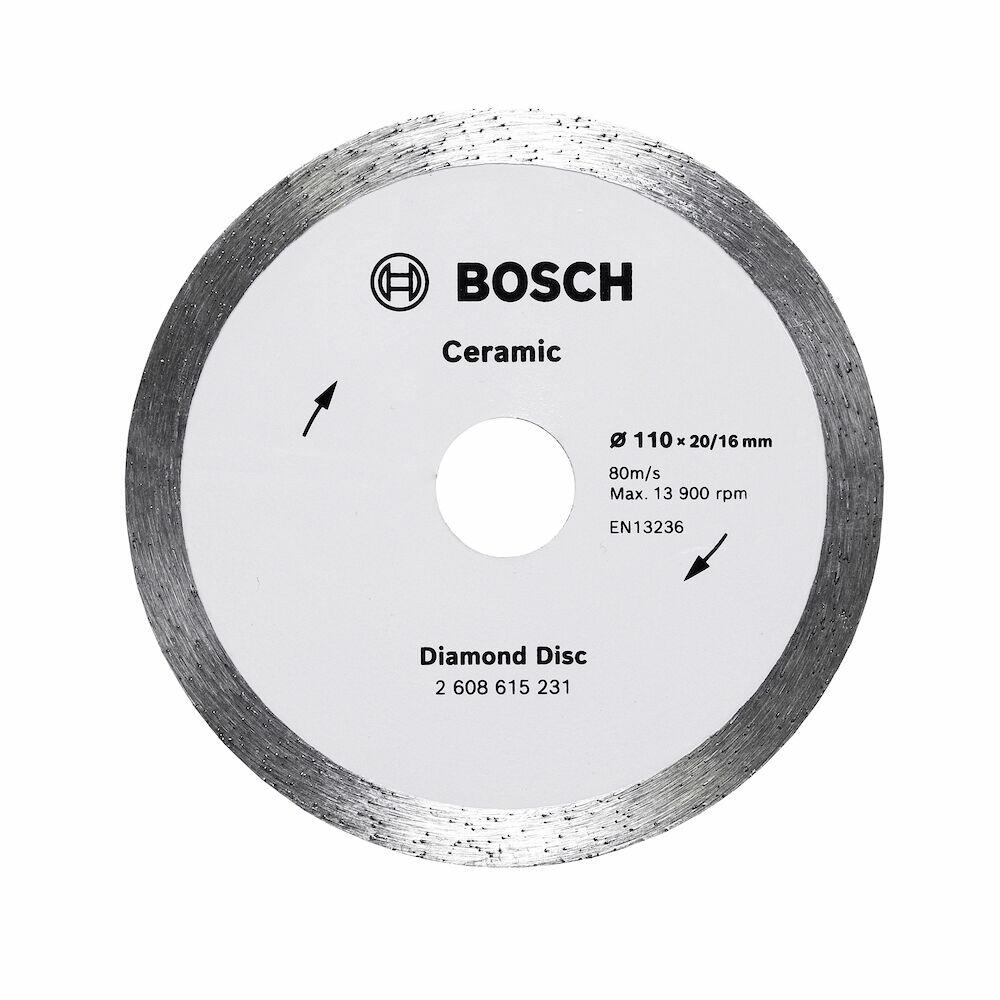 Disco Diamantado Contínuo 110mm Cinza Bosch