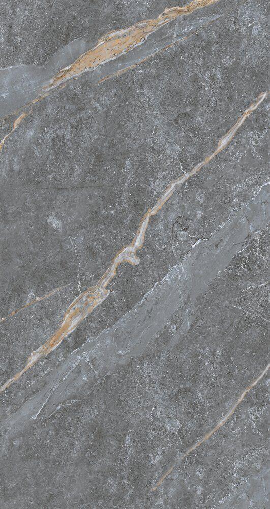 Piso Cerâmico Dommus Cinza Chumbo Retificado Polido 61x116cm Ilhabella