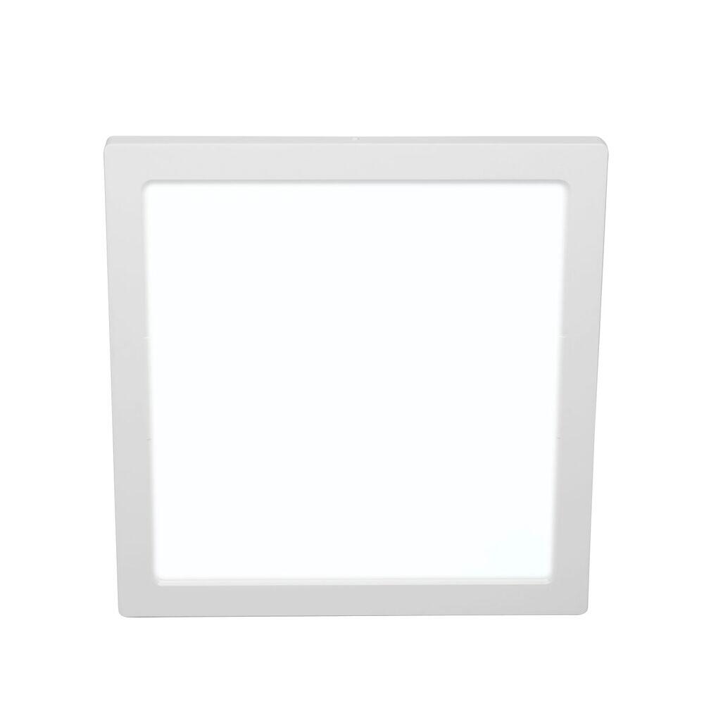 Painel LED 18W Fit Quadrado Sobrepor Branco 3000K Vitralux