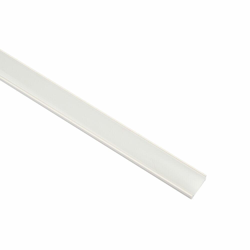 Perfil de Alumínio para Fita de LED Sobrepor 2M Branco Vitralux