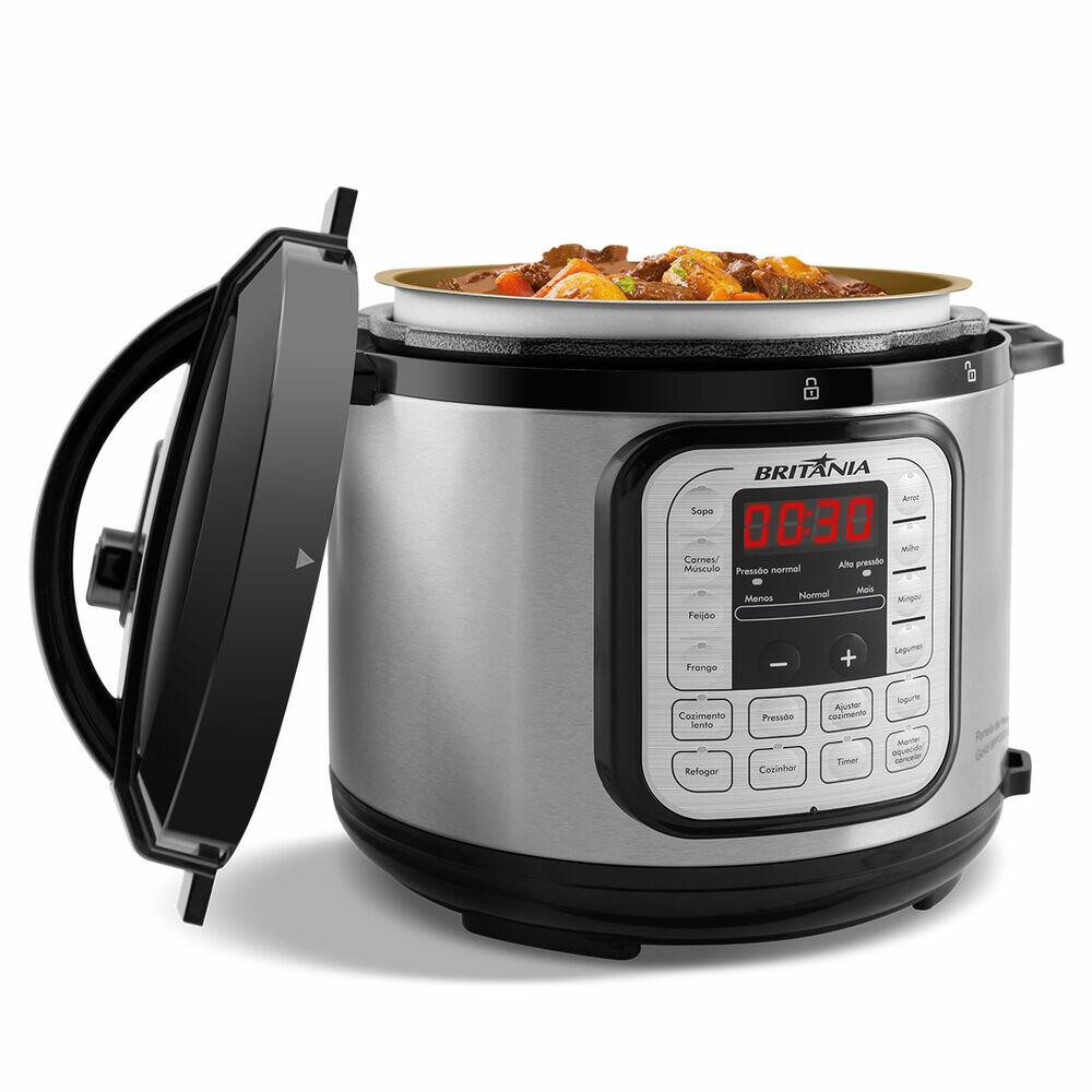 Panela Elétrica 5L 900W BPP02G Inox Britânia