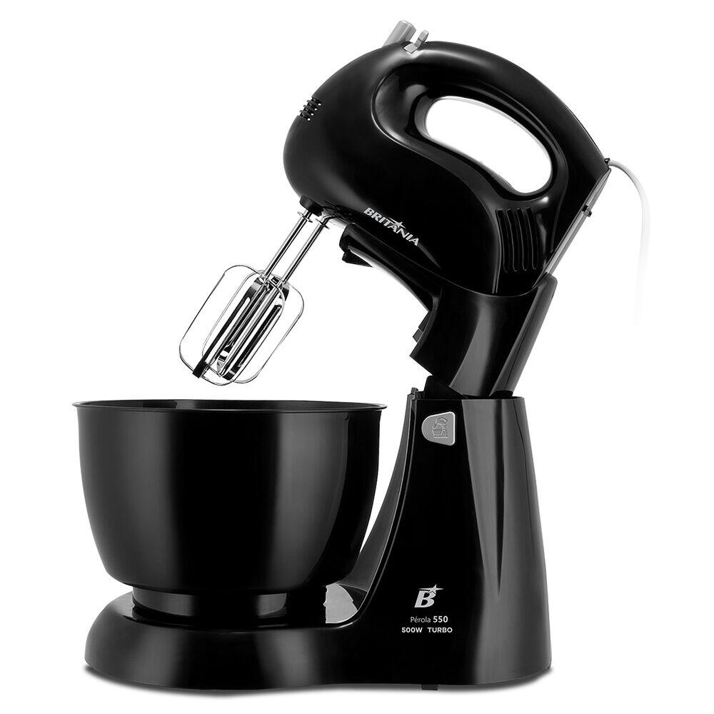 Batedeira 500W Pérola 550 Preto Britânia