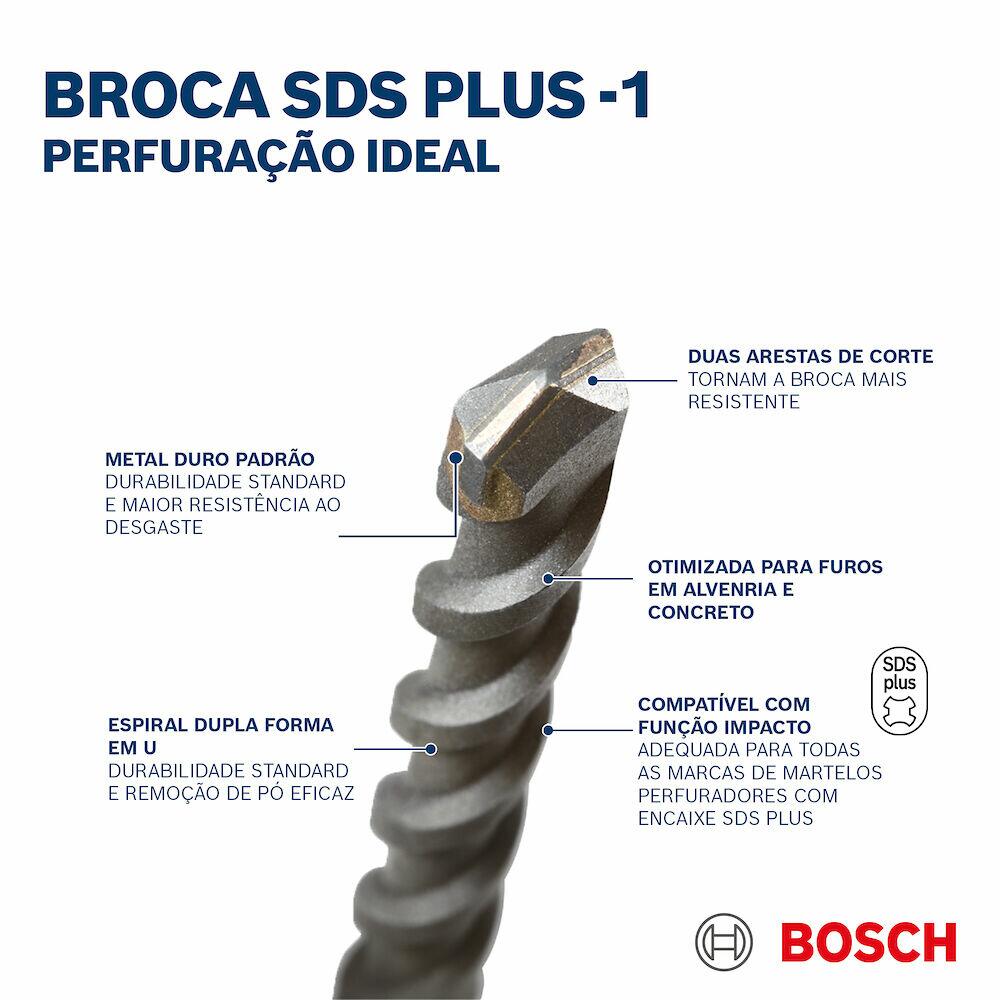 Broca SDS Plus 12x100x160mm Prata Bosch