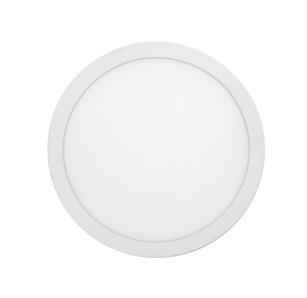 Painel LED Sobrepor Redondo 18W Branco 3000K Bivolt Vitralux