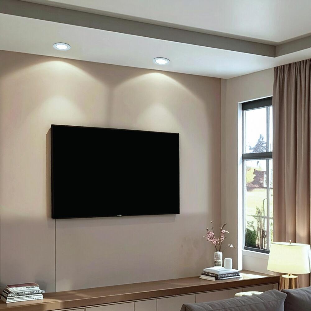 Spot LED Embutir Redondo 5W Branco 6500K Bivolt Vitralux