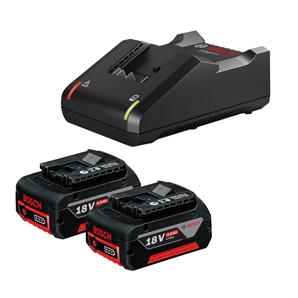 Kit Bateria Stater Gal 18v-40 + 2*4.0ah Azul Bivolt Bosch