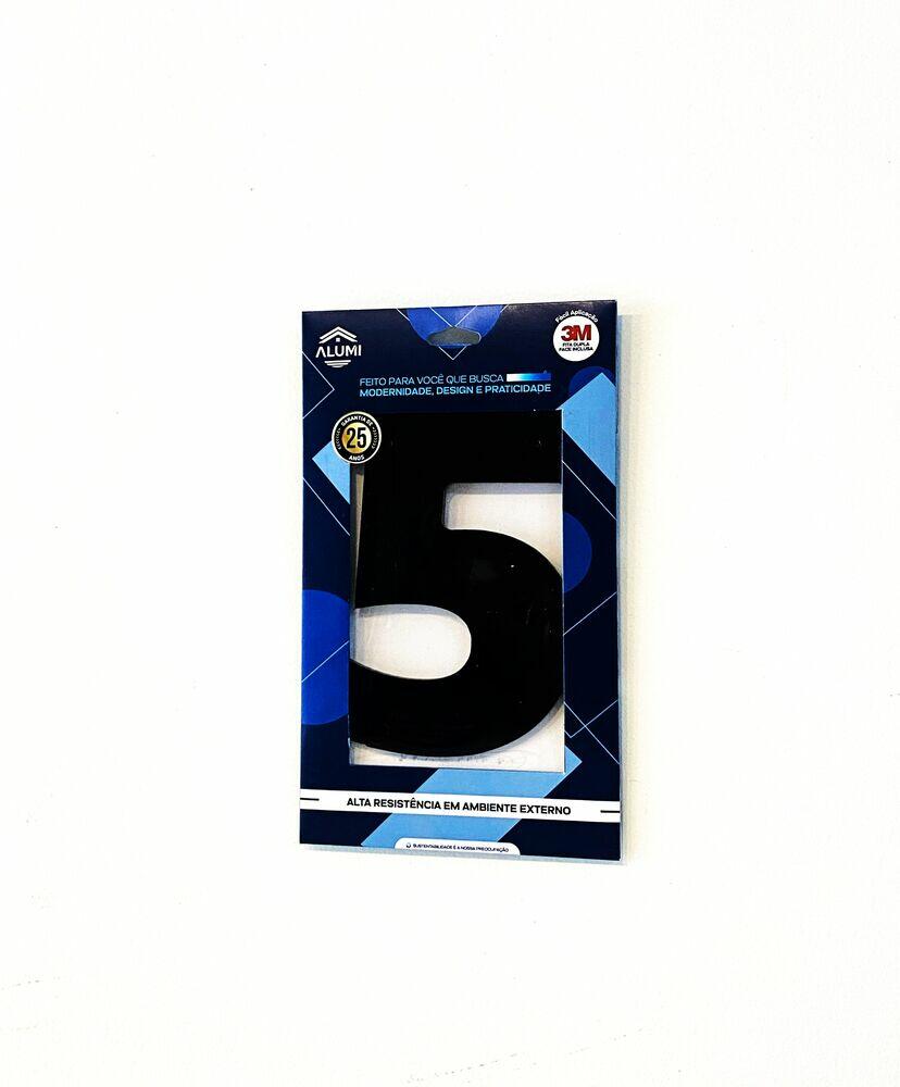 NUMERO RESIDENCIA 13CM ACM 5 PRETO .