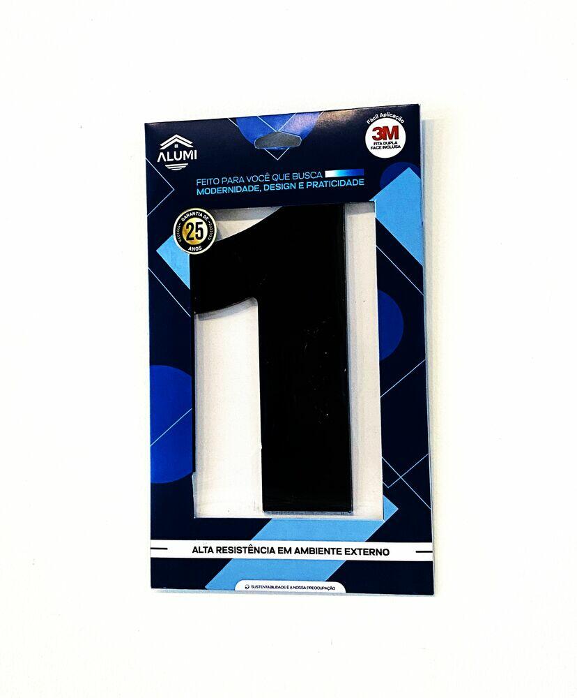NUMERO RESIDENCIA 13CM ACM 1 PRETO .