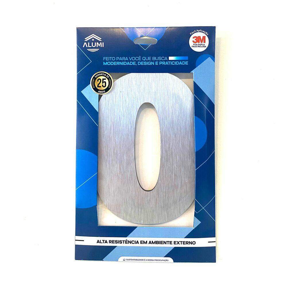 NUMERO RESIDENCIA 13CM ACM 0 PRATA ESC .