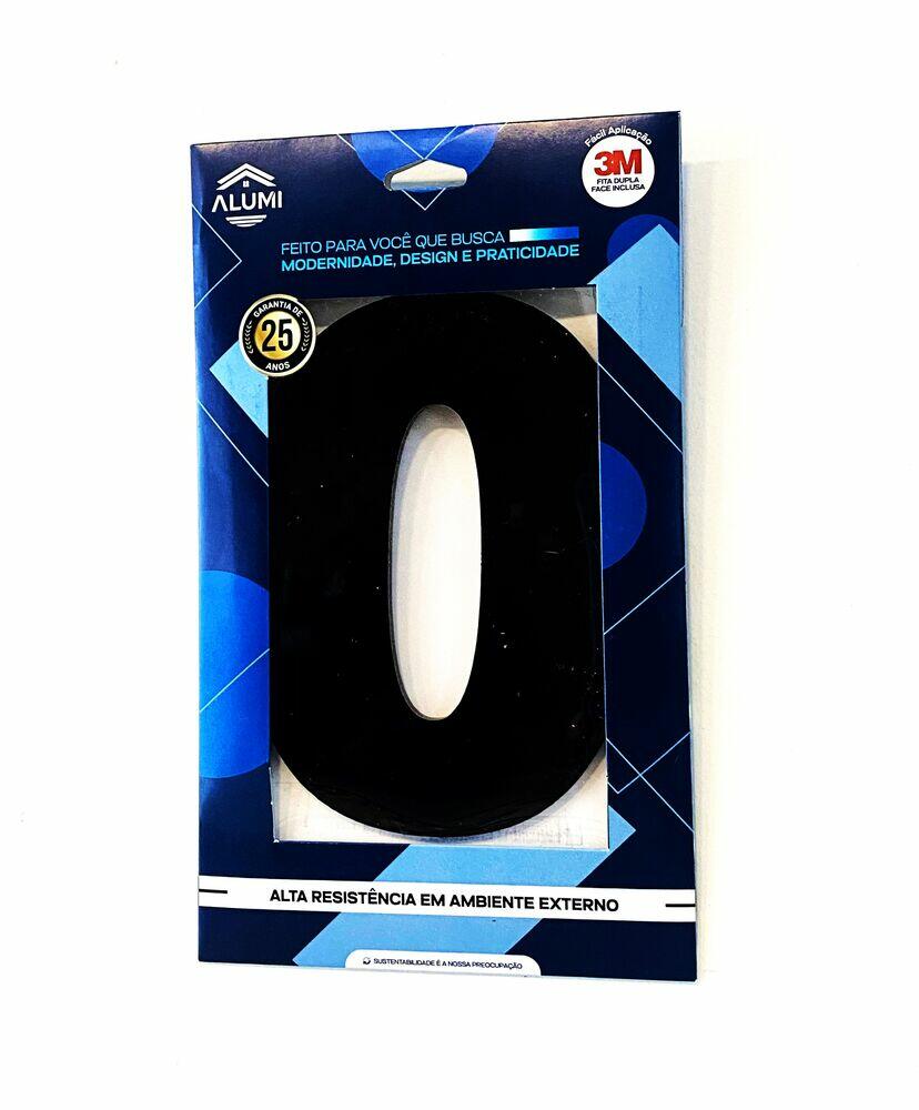 NUMERO RESIDENCIA 13CM ACM 0 PRETO .
