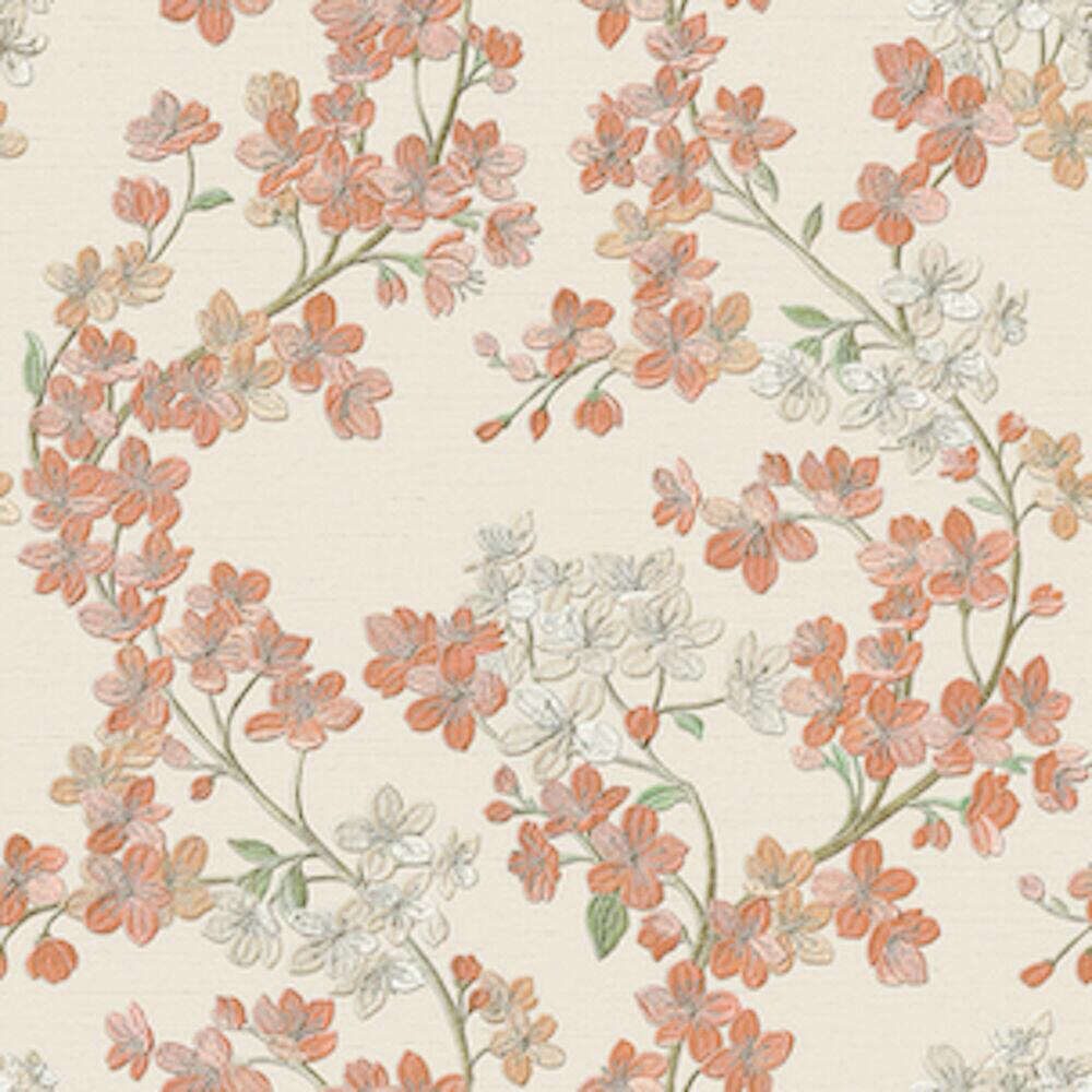 Papel Parede Non Woven Floral Colorido Interno 53cmx10m Tokfix