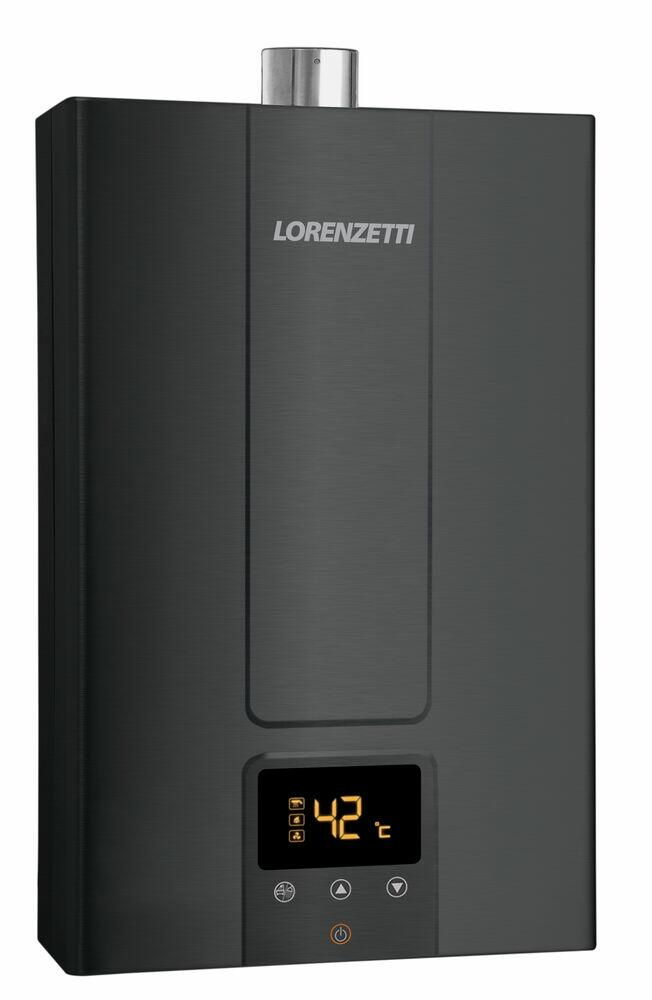 Aquecedor de Passagem a Gás Dig Lz 2000de-bk Black Lorenzetti