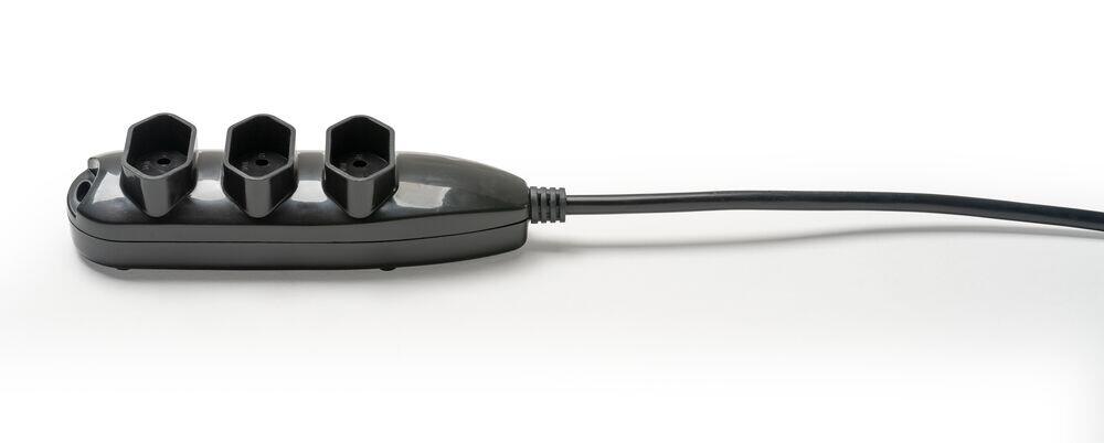 Extensao 3m 3 Saidas Ext 3003 Preto Bivolt Intelbras
