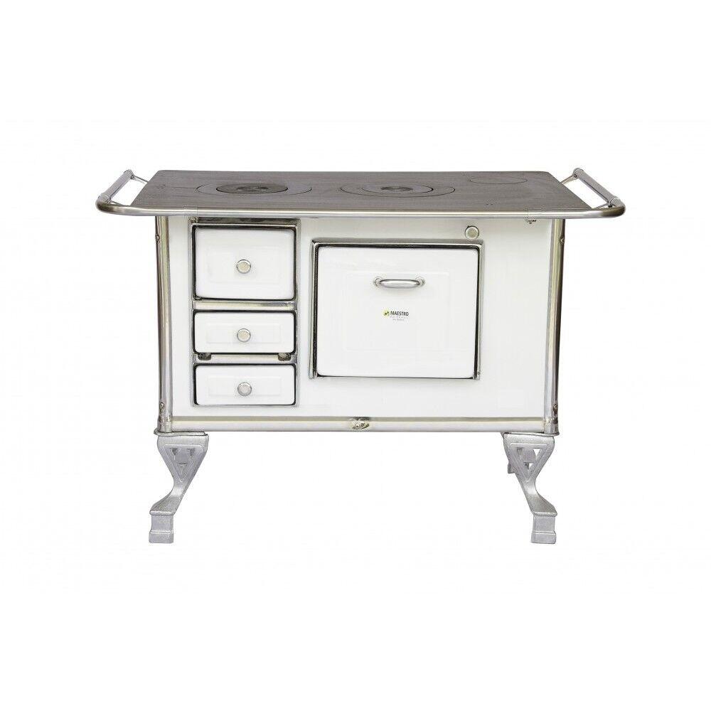 Fogão A Lenha N2 101Cm Branco Maestro