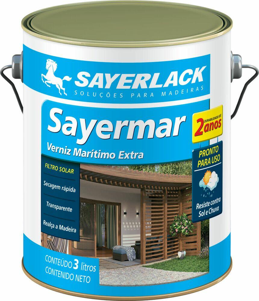 Verniz 3L Sayermar Transparente Brilhante Sayerlack