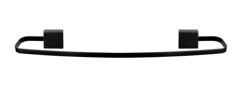 Porta Toalha Barra 50cm Misu Black Preto Fosco Jackwall