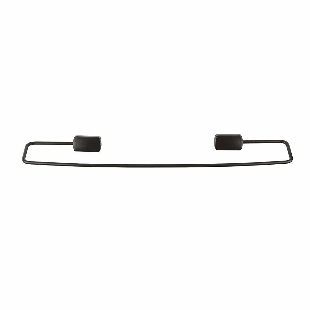 Porta Toalha Barra 50cm Ita Preto Fosco Jackwal
